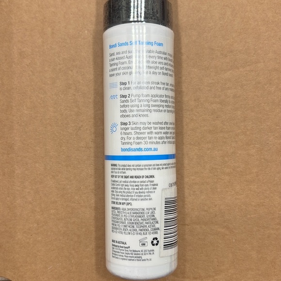 BONDI SANDS Salon Quality Self Tanning Foam - Light/Medium NEW - Picture 2 of 3